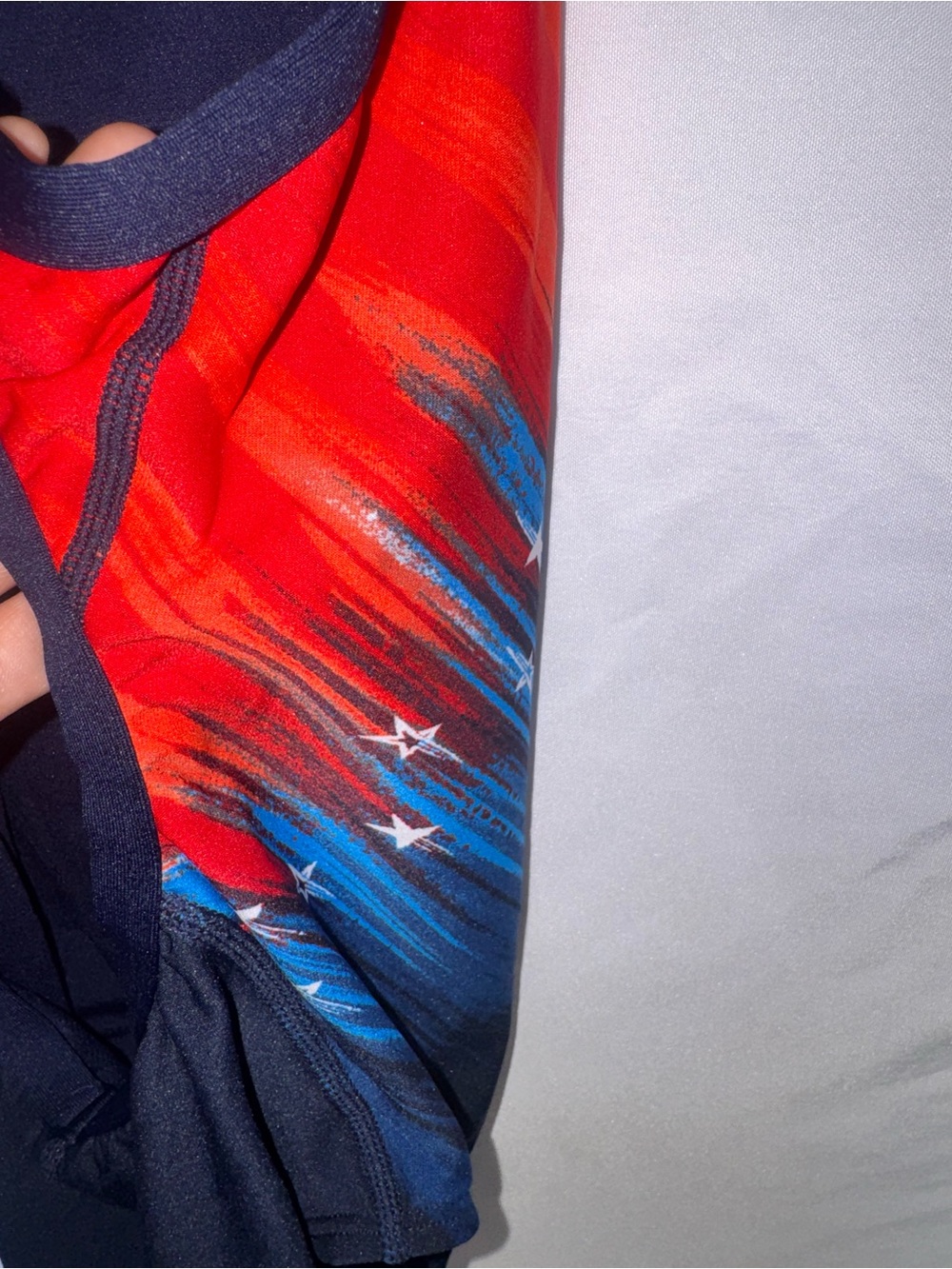 TYR Women's Navy Blue & Red Star Athletic One-Piece - Picture 5 of 6